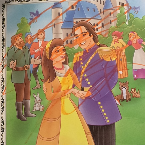 Treasury of Fairy Tales Book Padded Cover Gold Binding Published 2002 - Picture 16 of 16